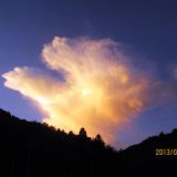 夕焼雲