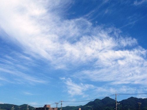 今朝の空
