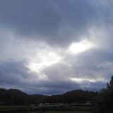 西の空