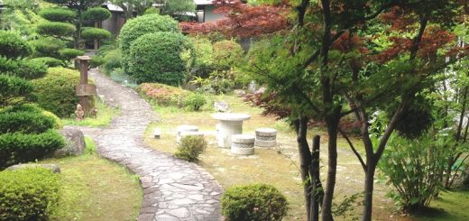 園内の庭園