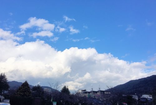 節分の空