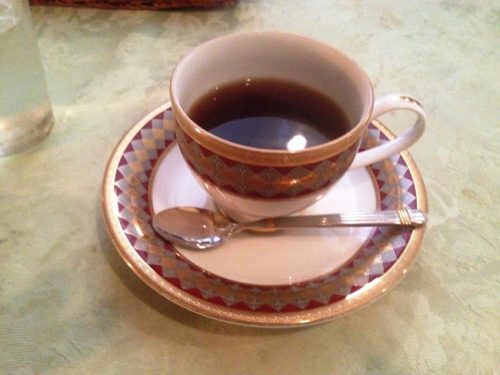 食後のコーヒー