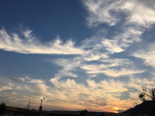 夕暮れ