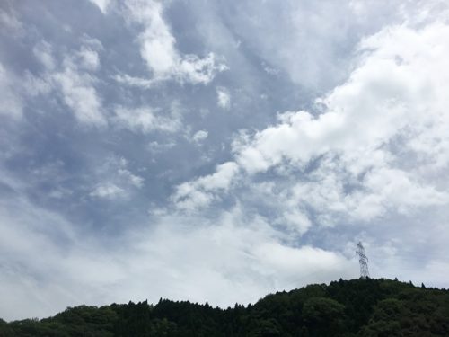 雨の晴れ間