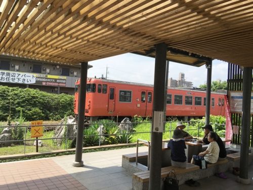 湯田温泉駅足湯