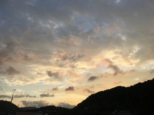 夕焼け雲