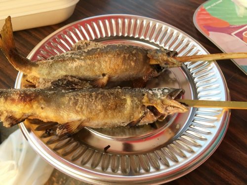 鮎の塩焼き